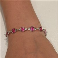 Bracciale Vidali Gioielli Donna in Argento Cristallo BRAR-77-34 - BRAR-77-34